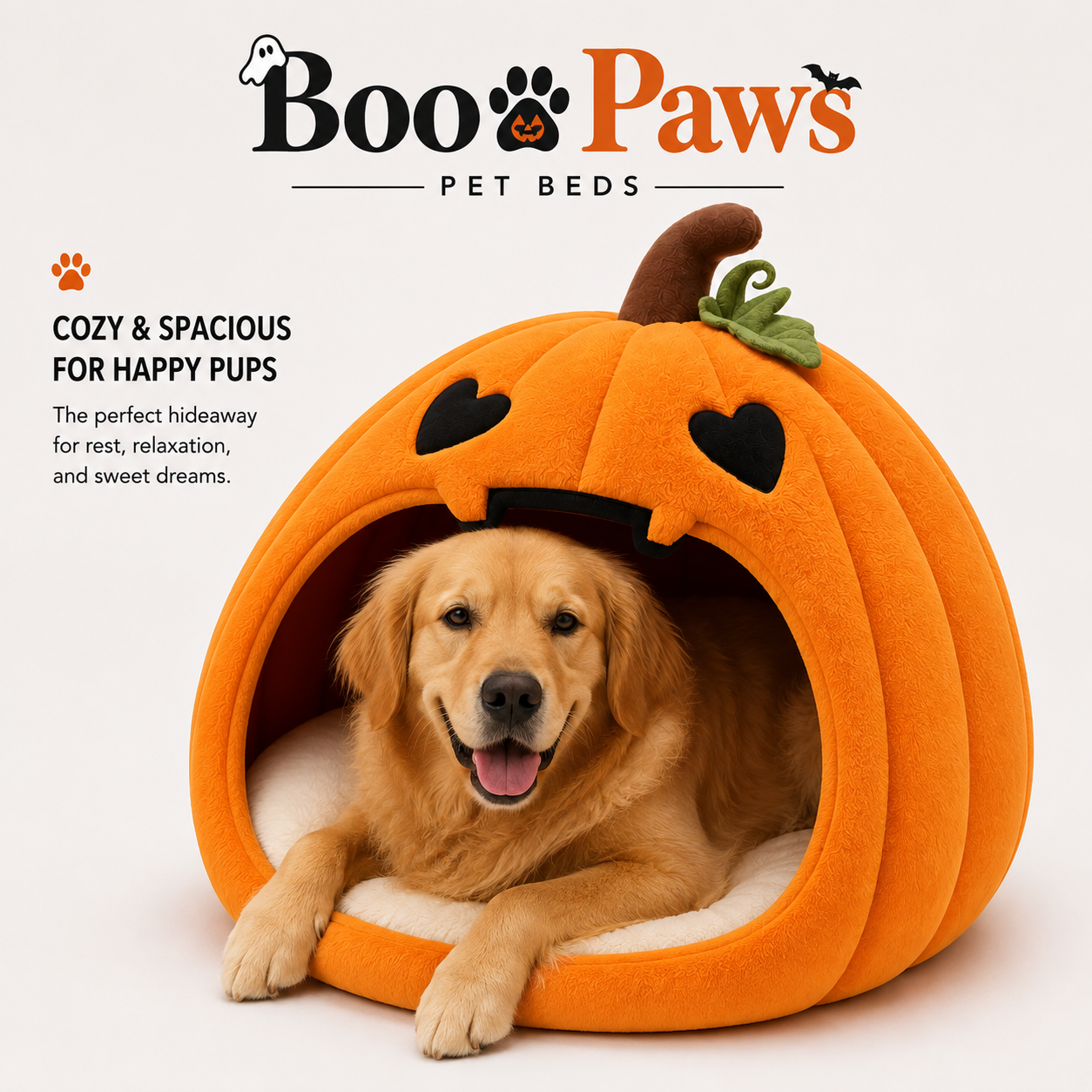 1Pc "Halloween Style" Pumkin Dog Bed